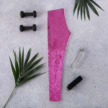 Load image into Gallery viewer, HPN Pink Flower Burn Leggings
