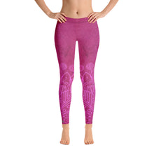 Load image into Gallery viewer, HPN Pink Flower Burn Leggings