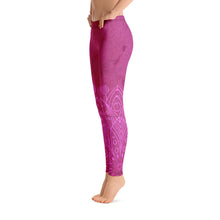 Load image into Gallery viewer, HPN Pink Flower Burn Leggings