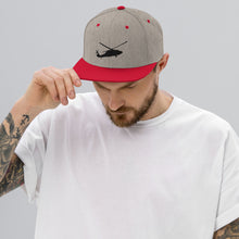 Load image into Gallery viewer, Black Hawk Snapback Hat UH-60