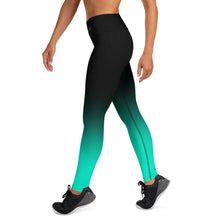 Load image into Gallery viewer, HPN Fade to Sea Foam - AStar Yoga Leggings