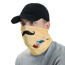 Load image into Gallery viewer, Atomic Lady Pinup Moustache Neck Gaiter