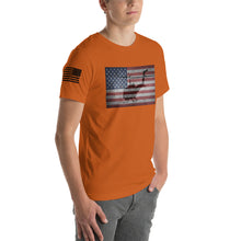 Load image into Gallery viewer, HPN - HUEY Distressed Flag - Short-Sleeve Unisex T-Shirt