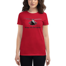 Load image into Gallery viewer, HPN Apache - Wings are for Fairies - Women's short sleeve t-shirt