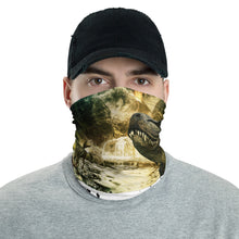 Load image into Gallery viewer, Dinosaur/American Flag Neck Gaiter