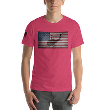 Load image into Gallery viewer, HPN - HUEY Distressed Flag - Short-Sleeve Unisex T-Shirt