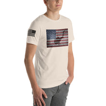 Load image into Gallery viewer, HPN - HUEY Distressed Flag - Short-Sleeve Unisex T-Shirt