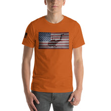 Load image into Gallery viewer, HPN - HUEY Distressed Flag - Short-Sleeve Unisex T-Shirt