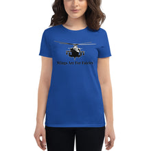 Load image into Gallery viewer, HPN Apache - Wings are for Fairies - Women's short sleeve t-shirt