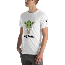 Load image into Gallery viewer, HPN Fly I Can Baby Yoda Short-Sleeve Unisex T-Shirt