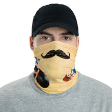 Load image into Gallery viewer, Atomic Lady Pinup Moustache Neck Gaiter