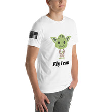 Load image into Gallery viewer, HPN Fly I Can Baby Yoda Short-Sleeve Unisex T-Shirt