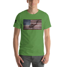 Load image into Gallery viewer, HPN - HUEY Distressed Flag - Short-Sleeve Unisex T-Shirt