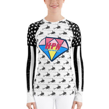 Load image into Gallery viewer, HPN Crazy Flag Robbie Women's Rash Guard