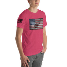 Load image into Gallery viewer, HPN - HUEY Distressed Flag - Short-Sleeve Unisex T-Shirt