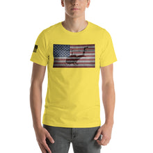 Load image into Gallery viewer, HPN - HUEY Distressed Flag - Short-Sleeve Unisex T-Shirt
