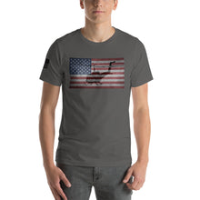 Load image into Gallery viewer, HPN - HUEY Distressed Flag - Short-Sleeve Unisex T-Shirt