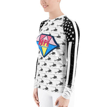 Load image into Gallery viewer, HPN Crazy Flag Robbie Women's Rash Guard