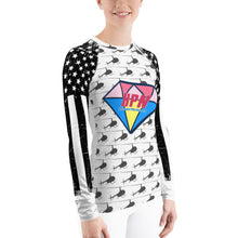 Load image into Gallery viewer, HPN Crazy Flag Robbie Women's Rash Guard