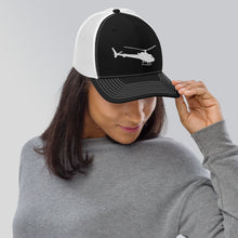 Load image into Gallery viewer, H125 (AStar) Trucker Cap White/Black