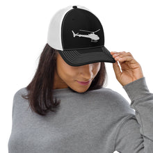 Load image into Gallery viewer, H125 (AStar) Trucker Cap White/Black