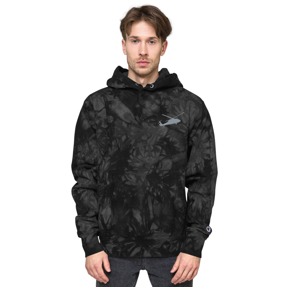 nike tie dye hoodie black
