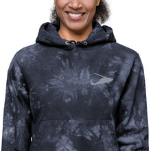 Load image into Gallery viewer, Black Hawk - Unisex Champion tie-dye hoodie UH-60