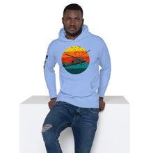 Load image into Gallery viewer, Black Hawk Sunset Hoodie - Unisex