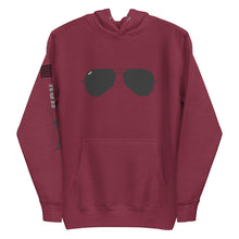 Load image into Gallery viewer, I'm Pilot Aviator Glasses Unisex Hoodie