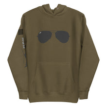 Load image into Gallery viewer, I'm Pilot Aviator Glasses Unisex Hoodie