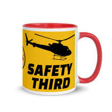 Load image into Gallery viewer, Safety Third Mug with Color Inside