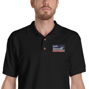 Josh Maxwell Custom Embroidered Polo Shirt