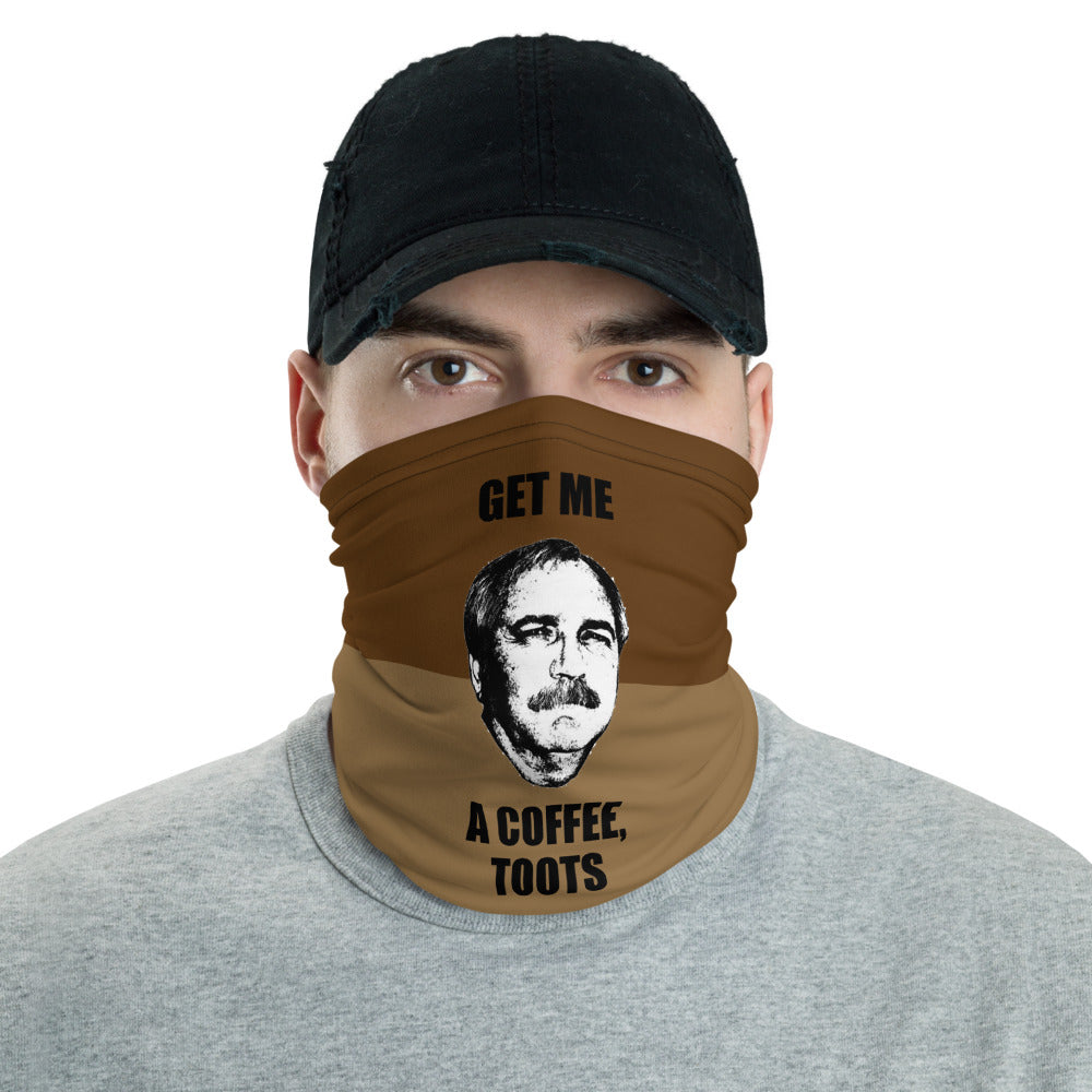 Get Me A Coffee Toots Neck Gaiter