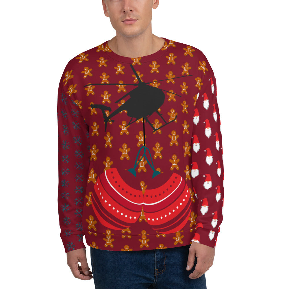MD500 Big Ol' Ornaments Ugly Christmas Sweatshirt