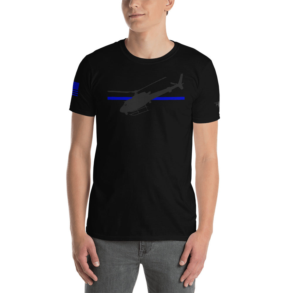 HPN - Thin Blue Line - Airborne Law Enforcement - Short-Sleeve Unisex T-Shirt