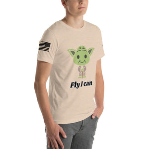 HPN Fly I Can Baby Yoda Short-Sleeve Unisex T-Shirt