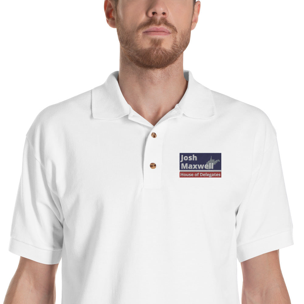Josh Maxwell Custom Embroidered Polo Shirt