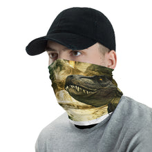 Load image into Gallery viewer, Dinosaur/American Flag Neck Gaiter
