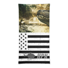 Load image into Gallery viewer, Dinosaur/American Flag Neck Gaiter
