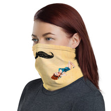 Load image into Gallery viewer, Atomic Lady Pinup Moustache Neck Gaiter
