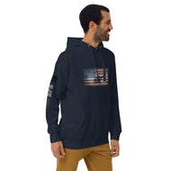 American Flag HUEY Unisex Hoodie
