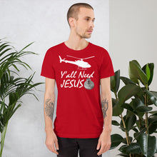 Load image into Gallery viewer, ASTAR HPN Y&#39;all Need Jesus (Nut) Short-Sleeve Unisex T-Shirt
