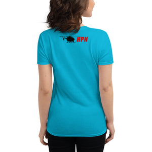"Do What You Love" Helicopter Women's short sleeve t-shirt
