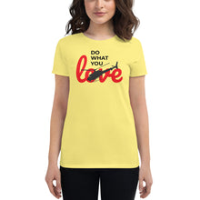 Load image into Gallery viewer, &quot;Do What You Love&quot; Helicopter Women&#39;s short sleeve t-shirt

